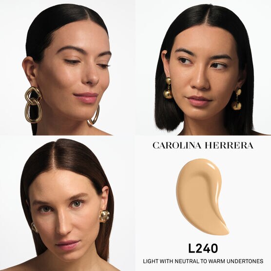 CAROLINA HERRERA NUDE COUTURE TRIPLE MOISTURE SERUM FOUNDATION L240 30 ML